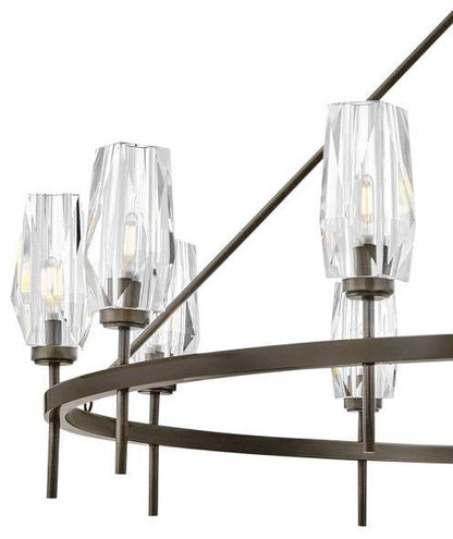 Ana 60W 12 LED Extra Large Chandelier, 32.25"Hx58"WBy Hinkley