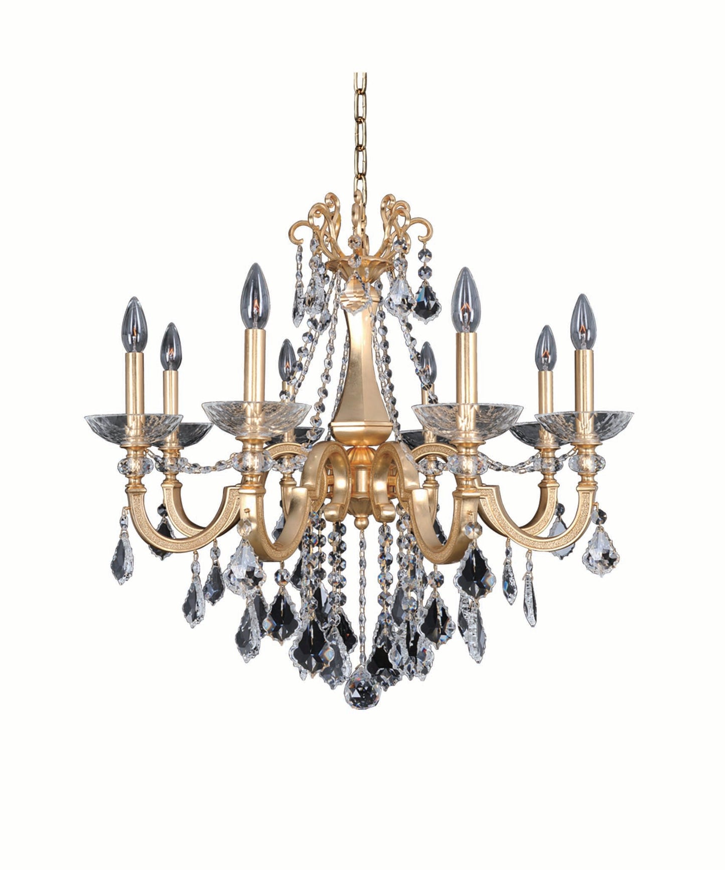 Barret 8 Light ChandelierBy Allegri Crystal by Kalco Lighting