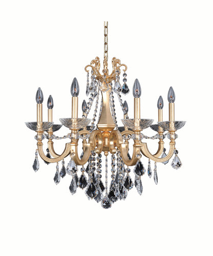 Barret 8 Light ChandelierBy Allegri Crystal by Kalco Lighting