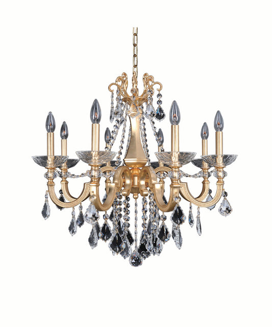 Barret 8 Light ChandelierBy Allegri Crystal by Kalco Lighting