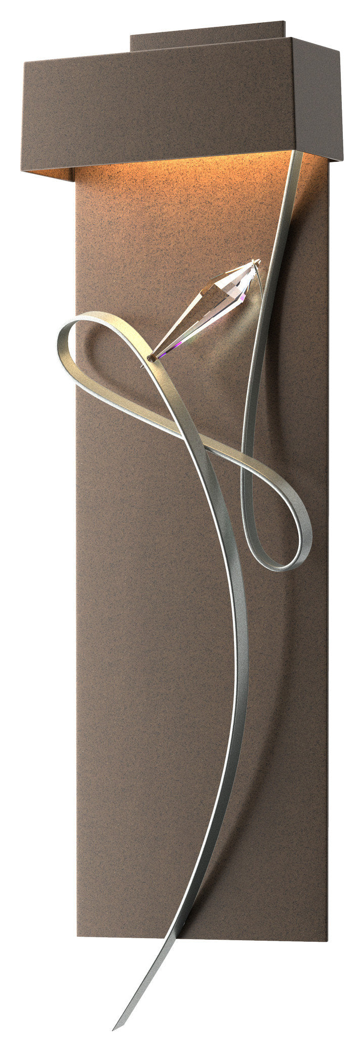 Rhapsody LED Sconce, Bronze With Vintage Platinum AccentBy Synchronicity