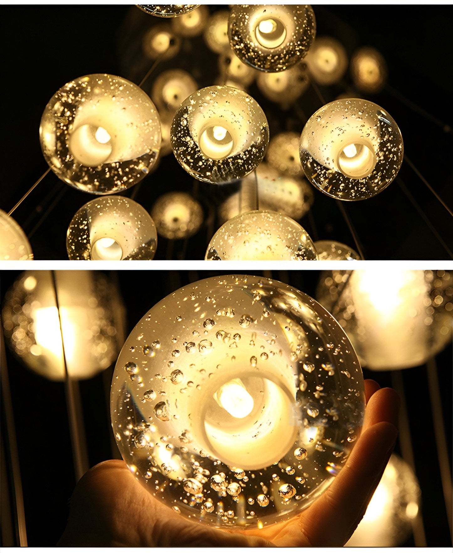 Lenno | Crystal Hanging Light Fixture, 25 LightsBy Miron Demid LLC