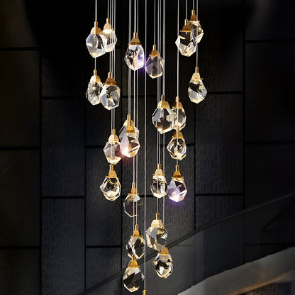 Luxury Diamond Crystal Chandelier, 14 Lights Round, DimmableBy Miron Demid LLC