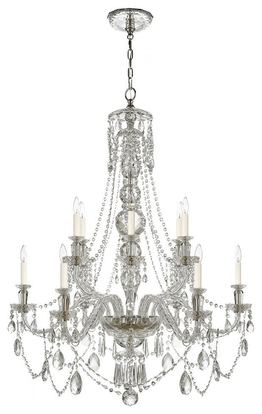 Daniela Crystal Medium Two-Tier ChandelierBy Ralph Lauren Home