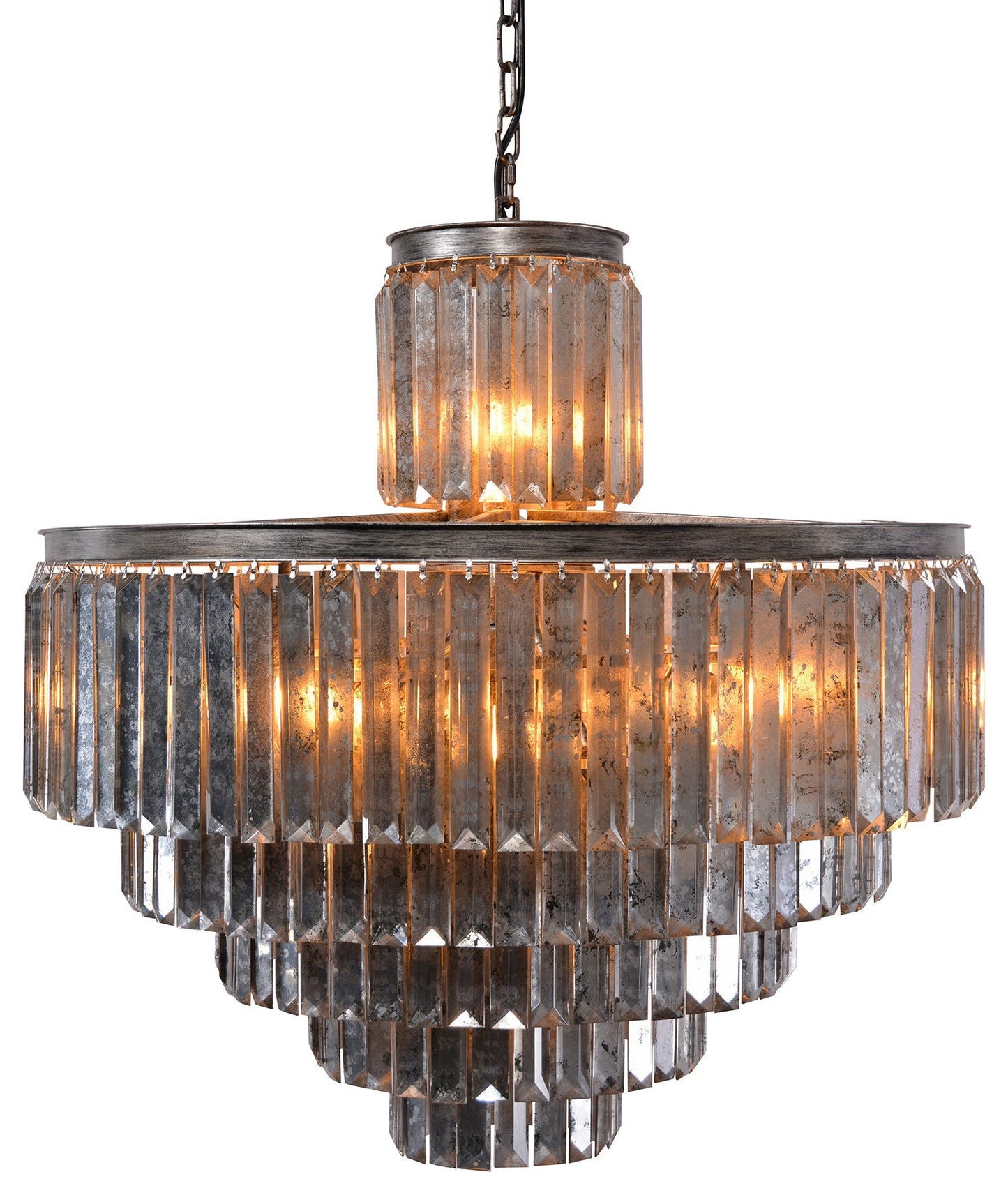 6Tier Rustic Crystal ChandelierBy Zentique, Inc.