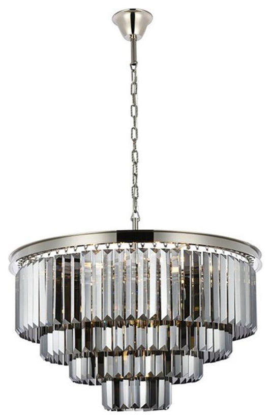 Urban Classic Sydney 17-Light Metal Royal Cut Chandelier - Polished NickelBy Urban Classic