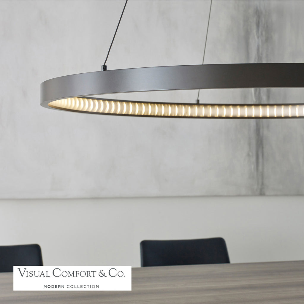 Bodiam Chandelier, 1-Light, LED, Antique Bronze, 48.5"W (700BOD48Z-LED930 70P9D6D)