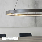 Bodiam Chandelier, 1-Light, LED, Antique Bronze, 48.5"W (700BOD48Z-LED930 70P9D6D)