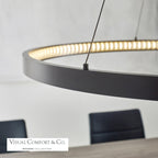 Kira Chandelier, 7-Light, LED, Satin Nickel, 15"W (700TDKIRAP7YS-LED922 70PKD8W)