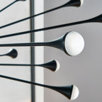 Lody Chandelier, 20-Light, 2-Tier, LED, Matte Black, Acrylic, 48"W (700LDY20B-LED930 70P9E5C)