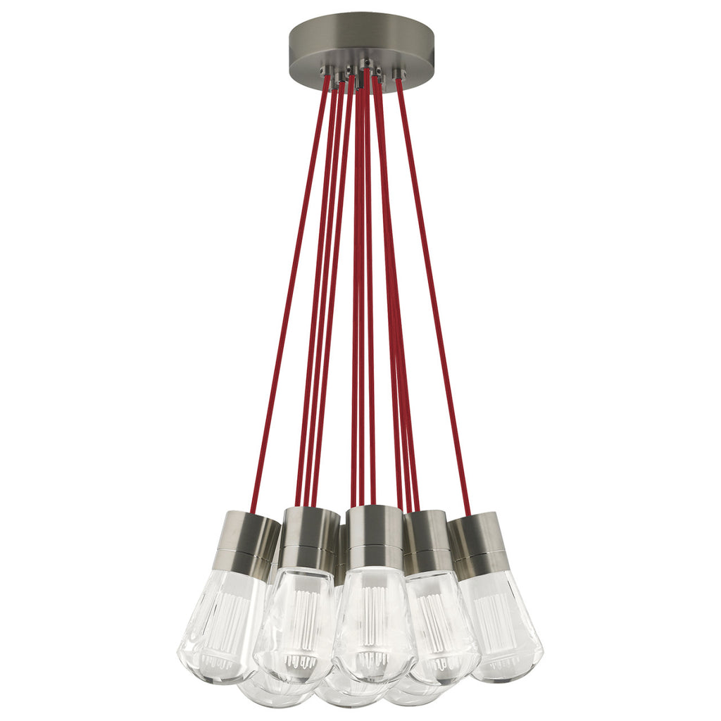 Alva Pendant, 11-Light, LED, Satin Nickel, 18"W (700TDALVPMC11IS-LED922 70E7JRQ)