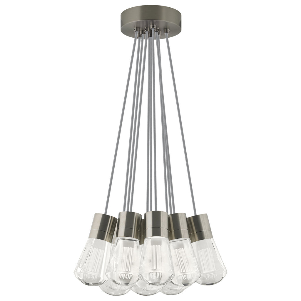 Alva Pendant, 11-Light, LED, Satin Nickel, 18"W (700TDALVPMC11PS-LED922 70E7JT9)