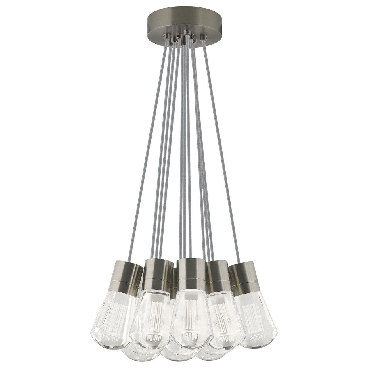 Alva Pendant, 11-Light, LED, Satin Nickel, 18"W (700TDALVPMC11PS-LED922 70E7JT9)