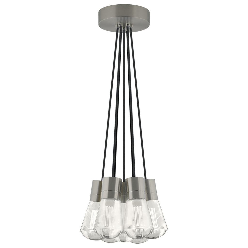 Alva Pendant, 11-Light, LED, Satin Nickel, 18"W (700TDALVPMC11RS-LED922 70E7JTK)