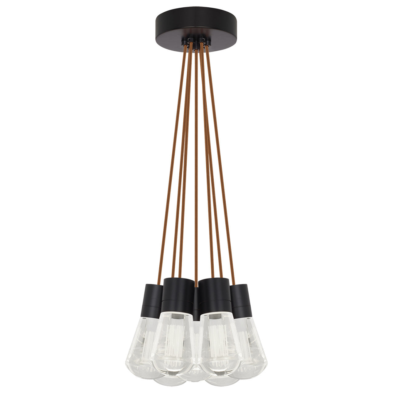 Alva Pendant, 7-Light, LED, Black, 14"W (700TDALVPMC7OB-LED930 70E7KTG)