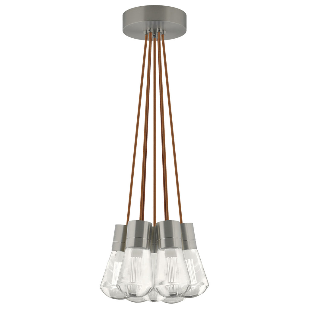 Alva Pendant, 7-Light, LED, Black, 14"W (700TDALVPMC7OB-LED930 70E7KTG)