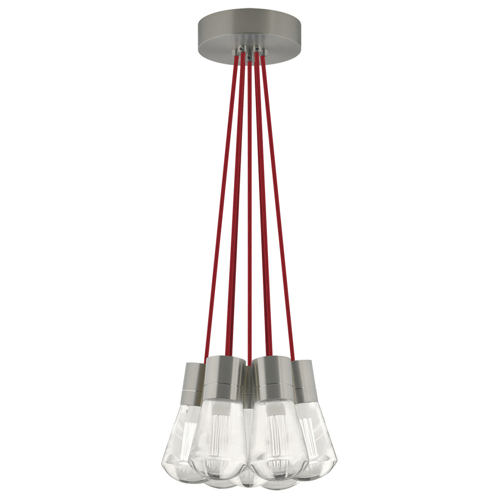 Alva Pendant, 7-Light, LED, Satin Nickel, 14"W (700TDALVPMC7PS-LED930 70EACKK)