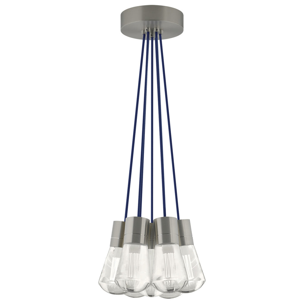 Alva Pendant, 7-Light, LED, Black, 14"W (700TDALVPMC7RB-LED930 70EACKN)