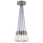 Alva Pendant, 7-Light, LED, Satin Nickel, 14"W (700TDALVPMC7IS-LED922 70E7KTC)