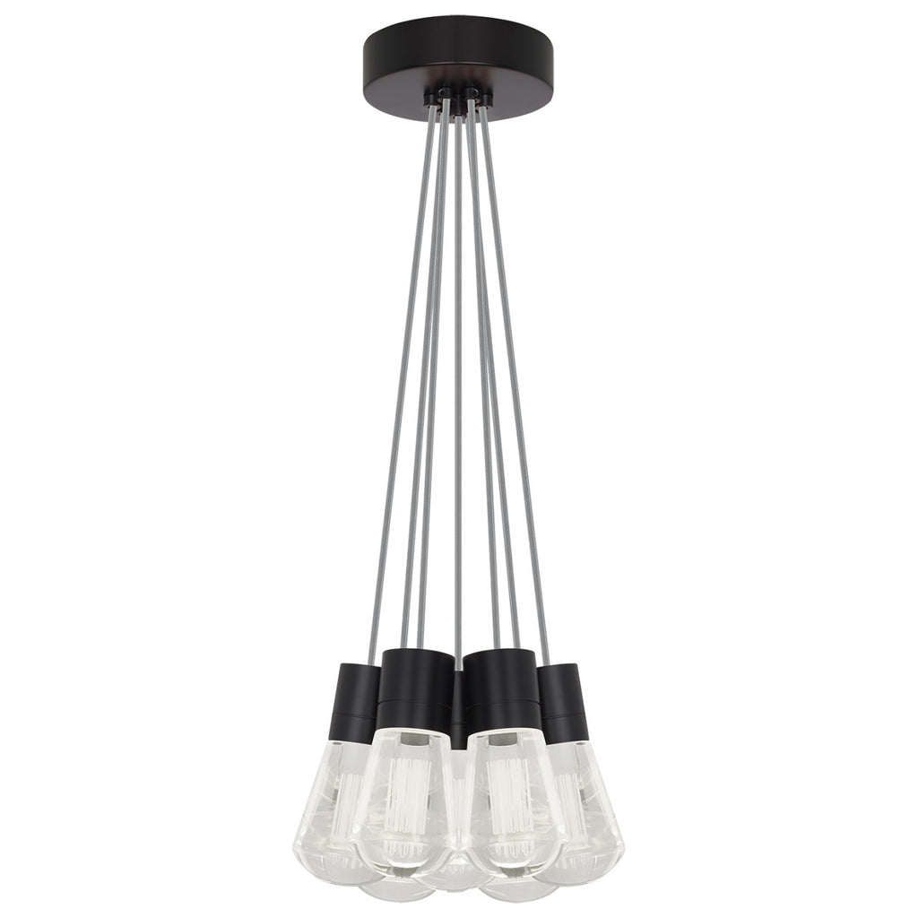 Alva Pendant, 7-Light, LED, Satin Nickel, 14"W (700TDALVPMC7OS-LED922 70EACK8)