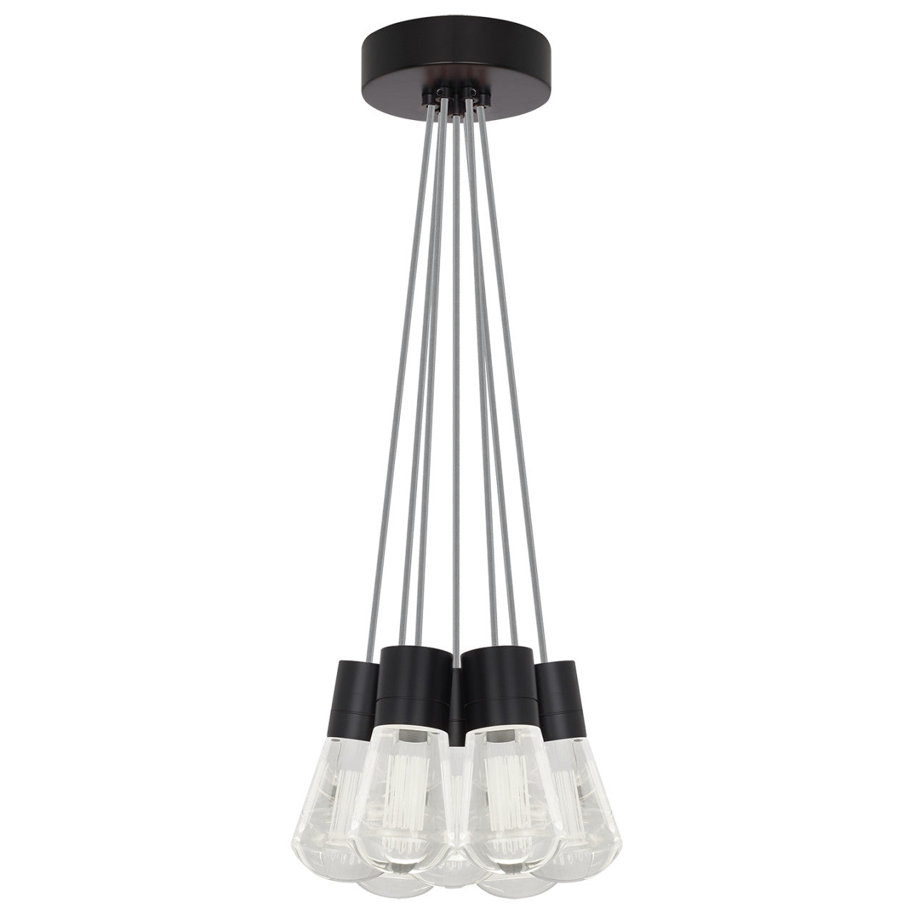 Alva Pendant, 7-Light, LED, Satin Nickel, 14"W (700TDALVPMC7OS-LED922 70EACK8)