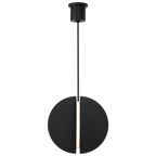 Bau Pendant, 1-Light, Nightshade Black, 18"W (700TDBAU18B-LED930 70PDEVV)