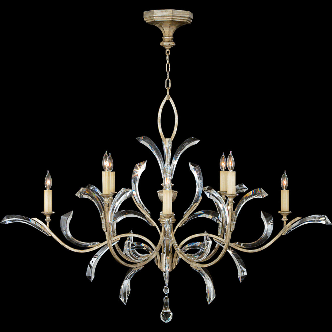 Beveled Arcs Chandelier