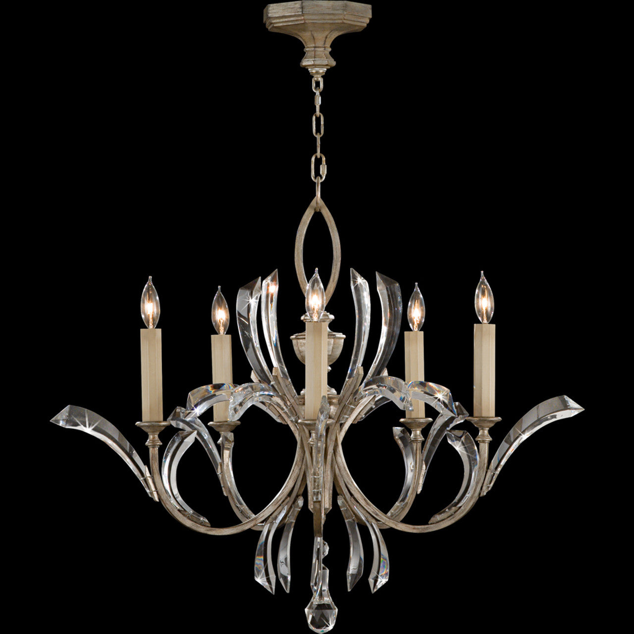 Beveled Arcs Chandelier