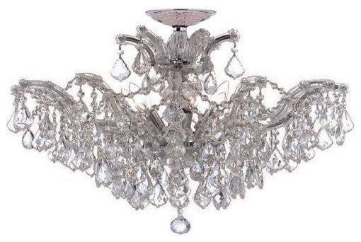 Crystorama Maria Theresa 6-Light Swarovski Spectra Crystal Chrome ChandelierBy Crystorama Lighting