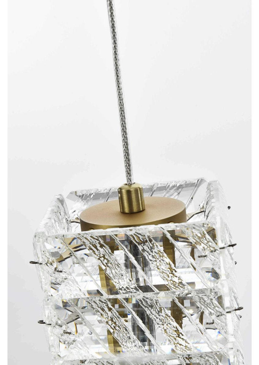 Aston 16 Light Pendant, Satin GoldBy Elegant Furniture & Lighting