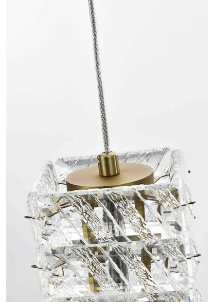 Aston 16 Light Pendant, Satin GoldBy Elegant Furniture & Lighting
