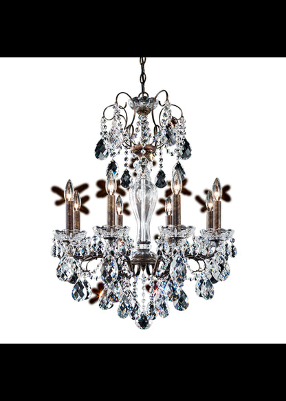 Renaissance 6-Light Close to Ceiling in French Gold With Clear Heritage CrystalBy Schonbek