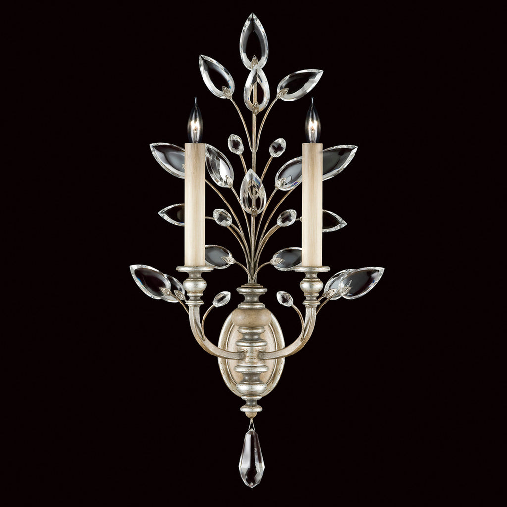 Crystal Laurel Wall Sconce