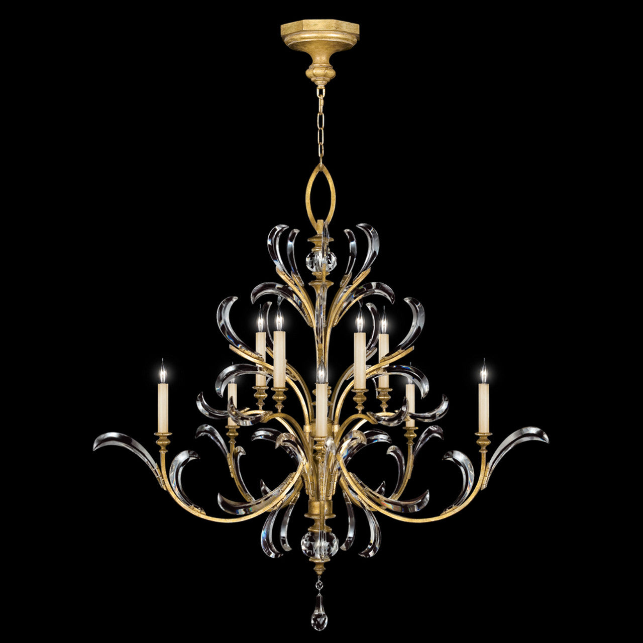 Beveled Arcs Chandelier