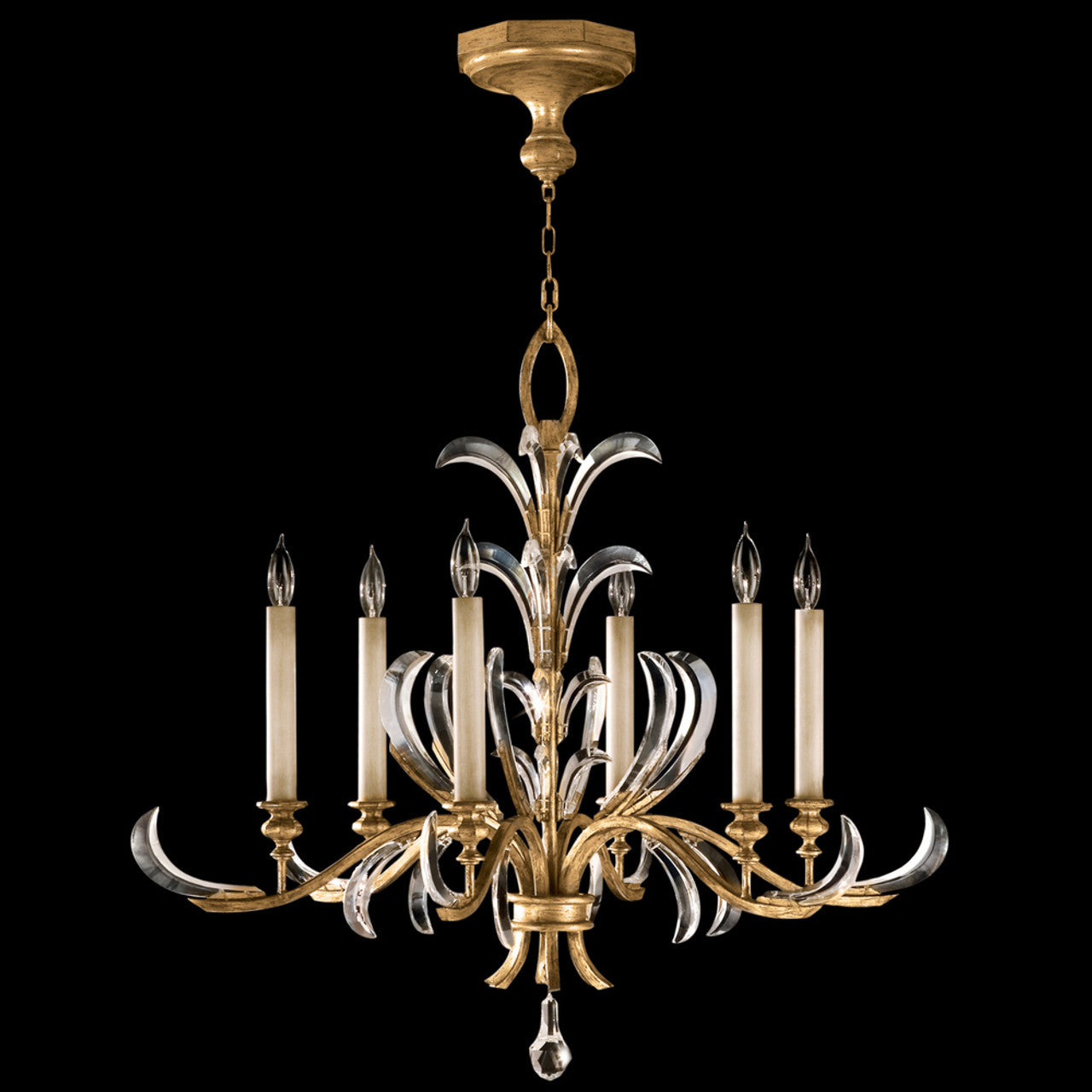 Beveled Arcs Chandelier