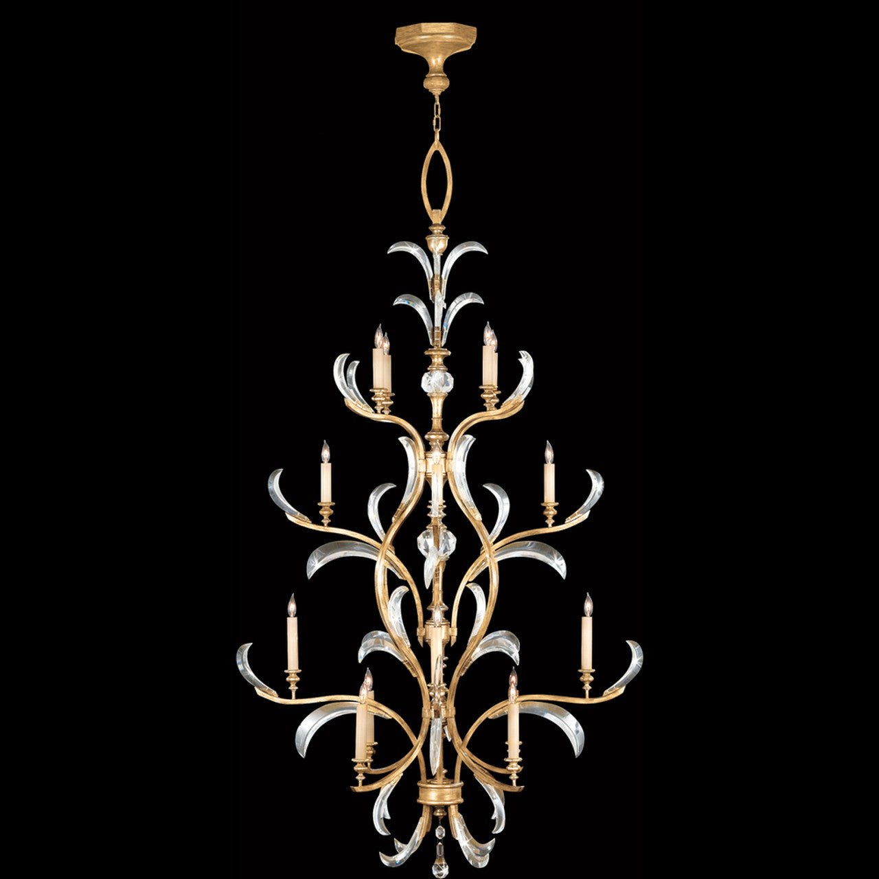Beveled Arcs Chandelier