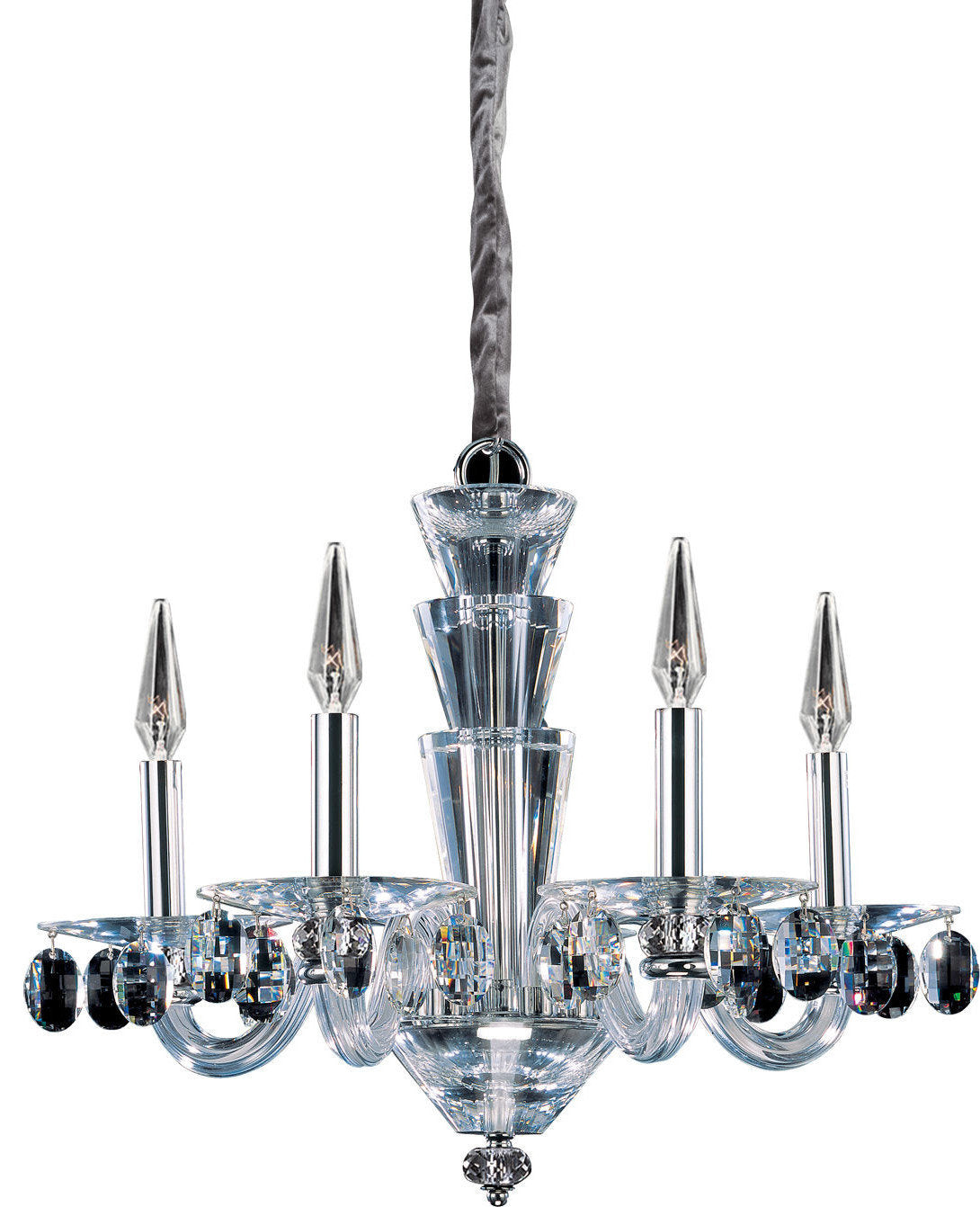 Fanshawe Chandelier, Chrome, 9By KALCO LIGHTING