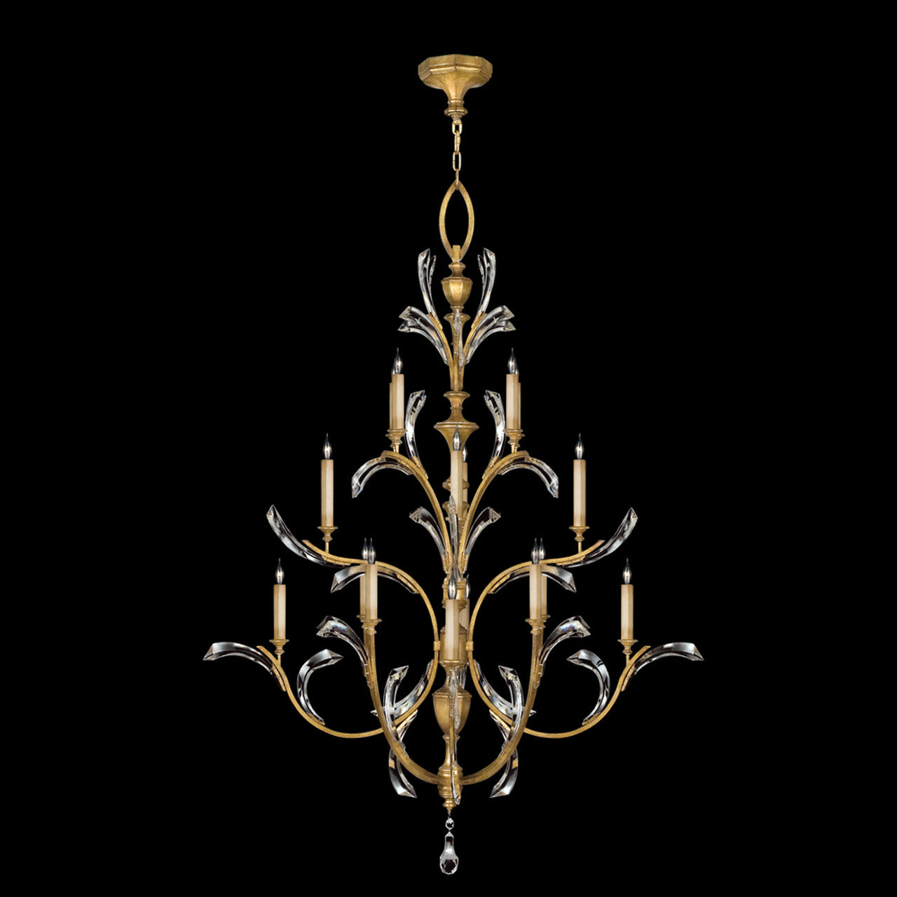 Beveled Arcs Chandelier
