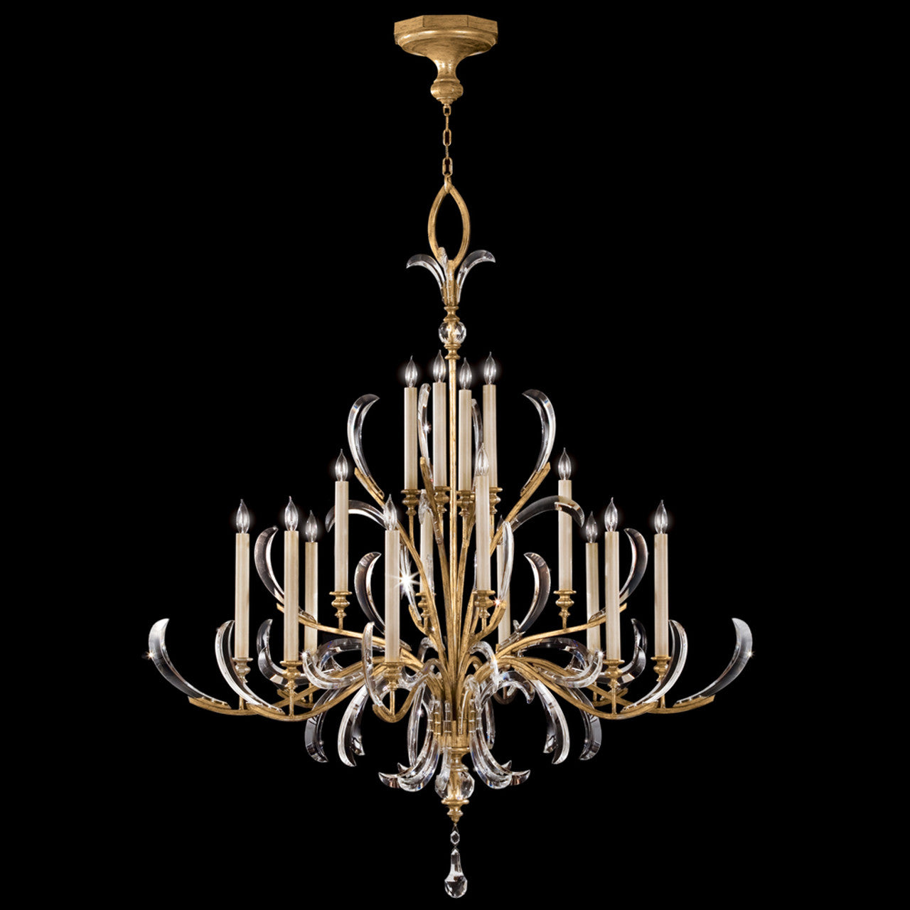 Beveled Arcs Chandelier