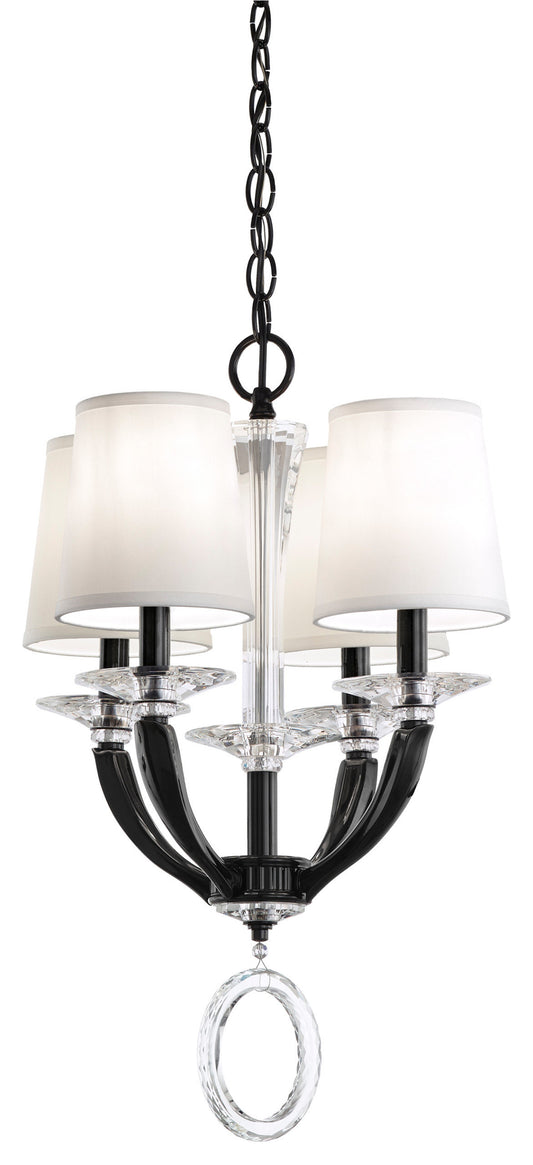 Schonbek Ma1004N-55O 4 Light Crystal Pendant, Jet BlackBy Schonbek