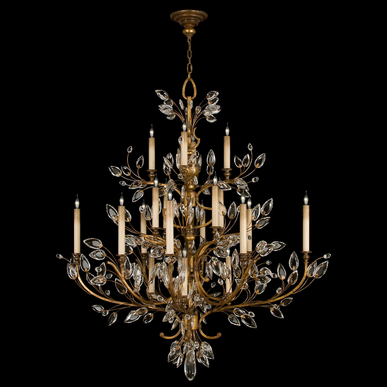 Crystal Laurel Chandelier