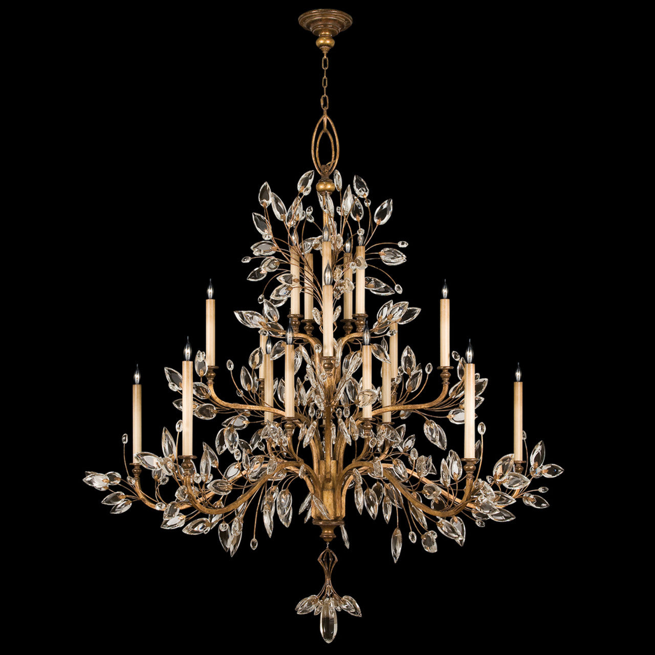 Crystal Laurel Chandelier