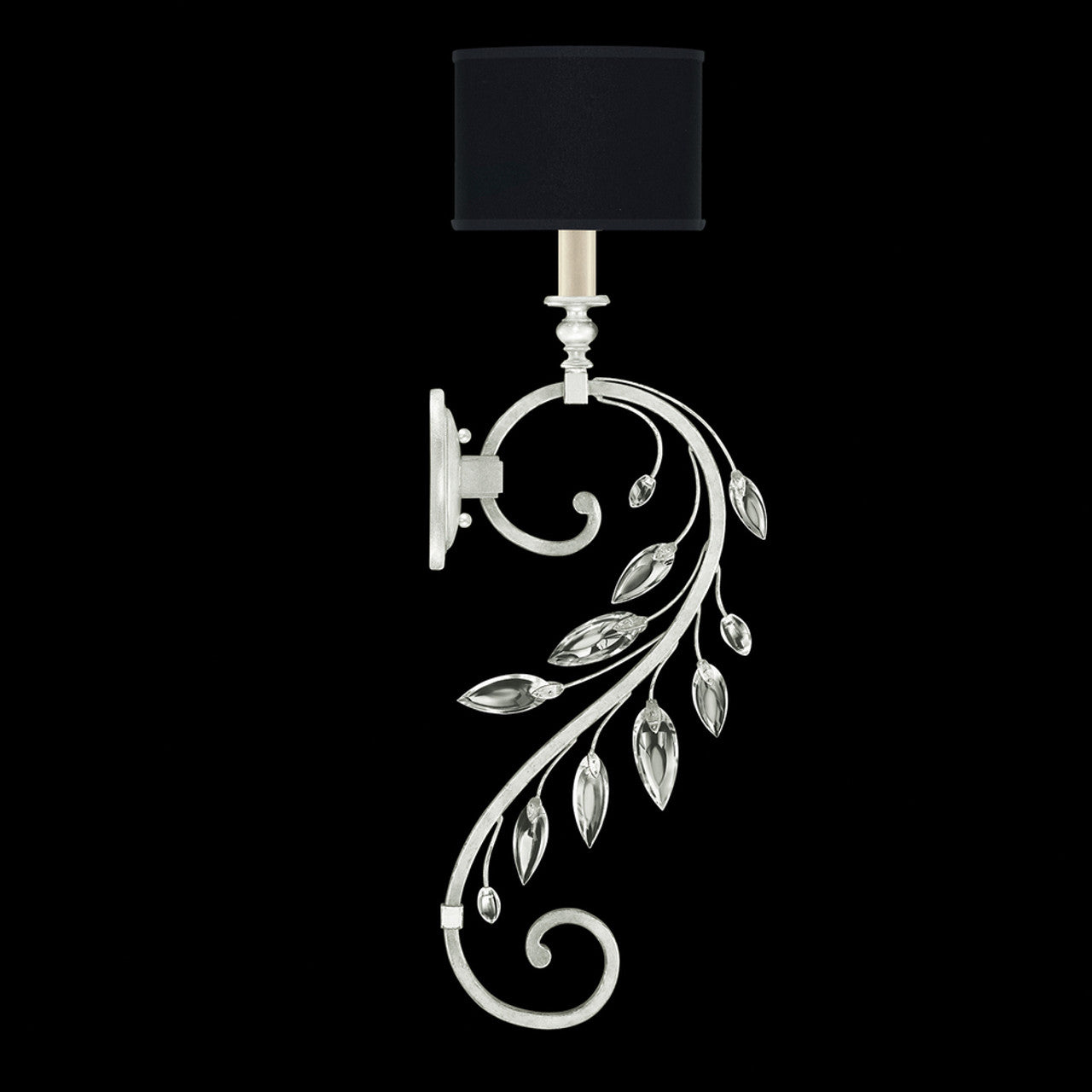 Crystal Laurel Wall Sconce