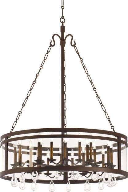 Morris Chandelier - Bronze, 24By KALCO LIGHTING