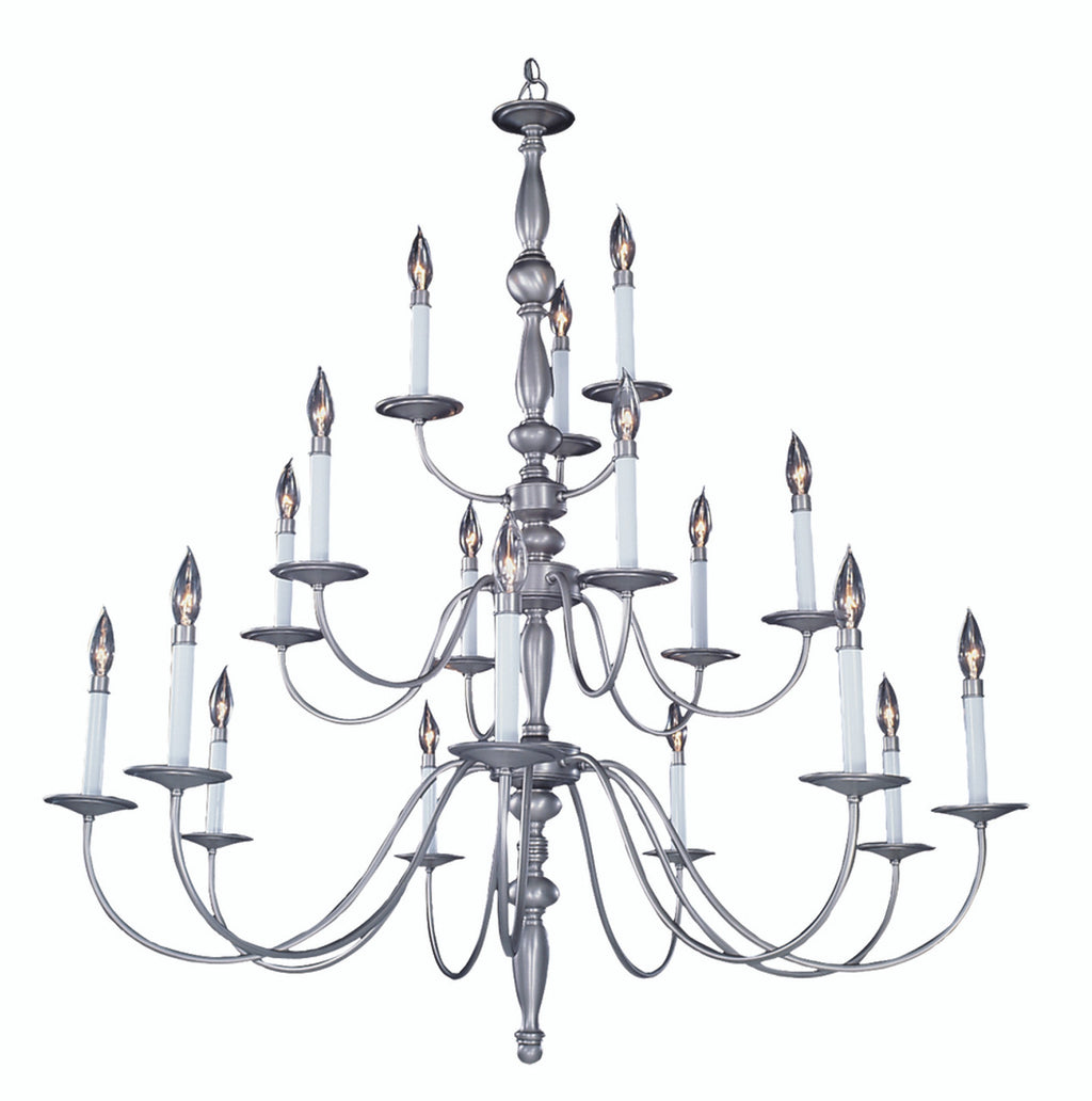 Jamestown Chandelier, 18-Light, Mahogany Bronze, 42"W (7918 MB R8ND)