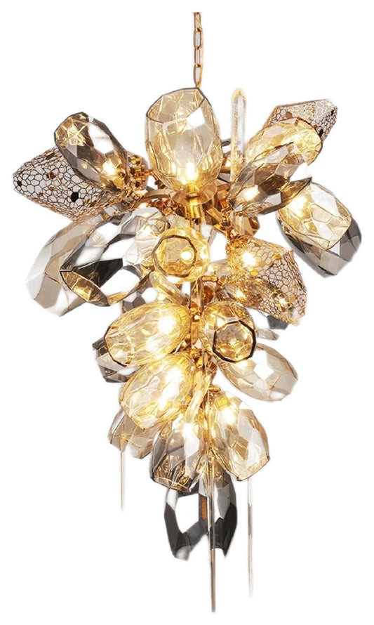 Cafasse | Postmodern Creative Luxury K9 Crystal Chandelier, Not Dimmable, Dia31.5xh51.18", Cool LightBy Miron Demid LLC
