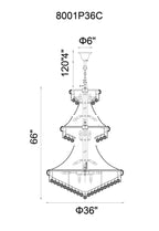 Empire 34 Light Chandelier