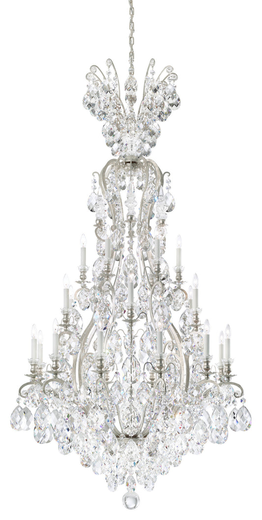 Schonbek 3783-48S 25 Light Crystal Chandelier, Antique SilverBy Schonbek