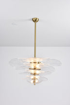 Petals Gold Murano Chandelier