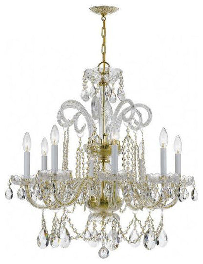 Crystal 8-Light Chandelier in Classic Style, 27"Wx27"HBy Crystorama Lighting